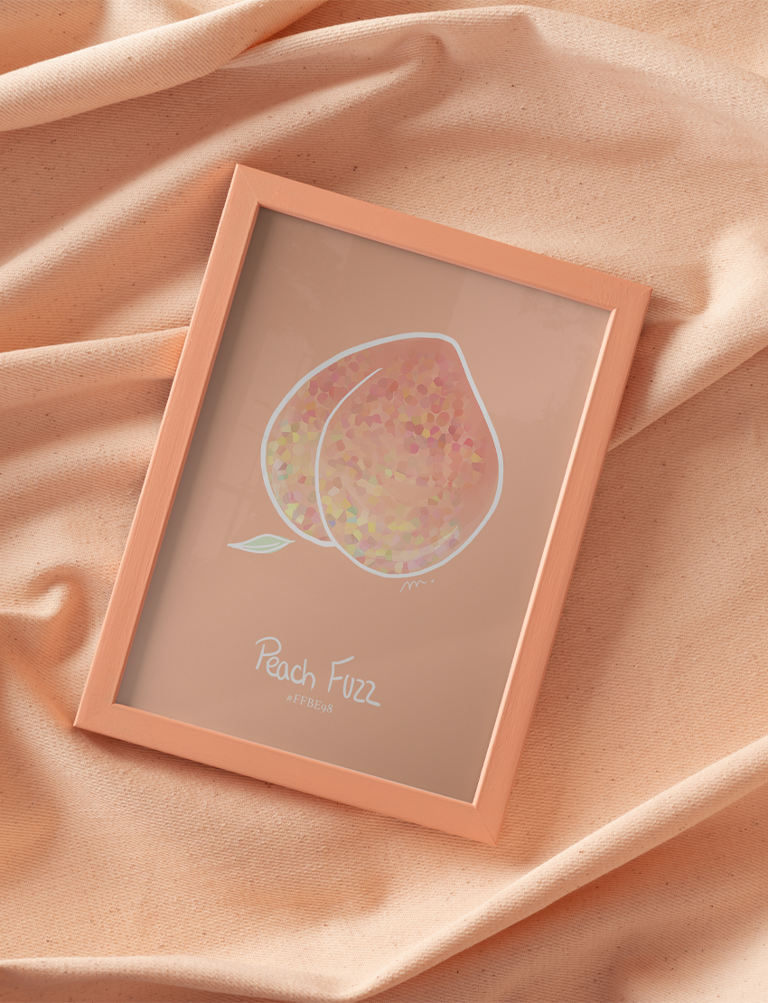 Affiche-Peach-Fuzz-Marion-Tessier